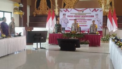 Letkol Armen Dampingi Kapolres Klungkung Terima Kunjungan Kerja Kapolda Bali Di Polres Klungkung