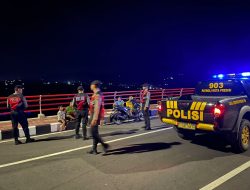 Aparat Polres Klungkung Gelar Razia Balapan Liar di Kawasan Jembatan Merah